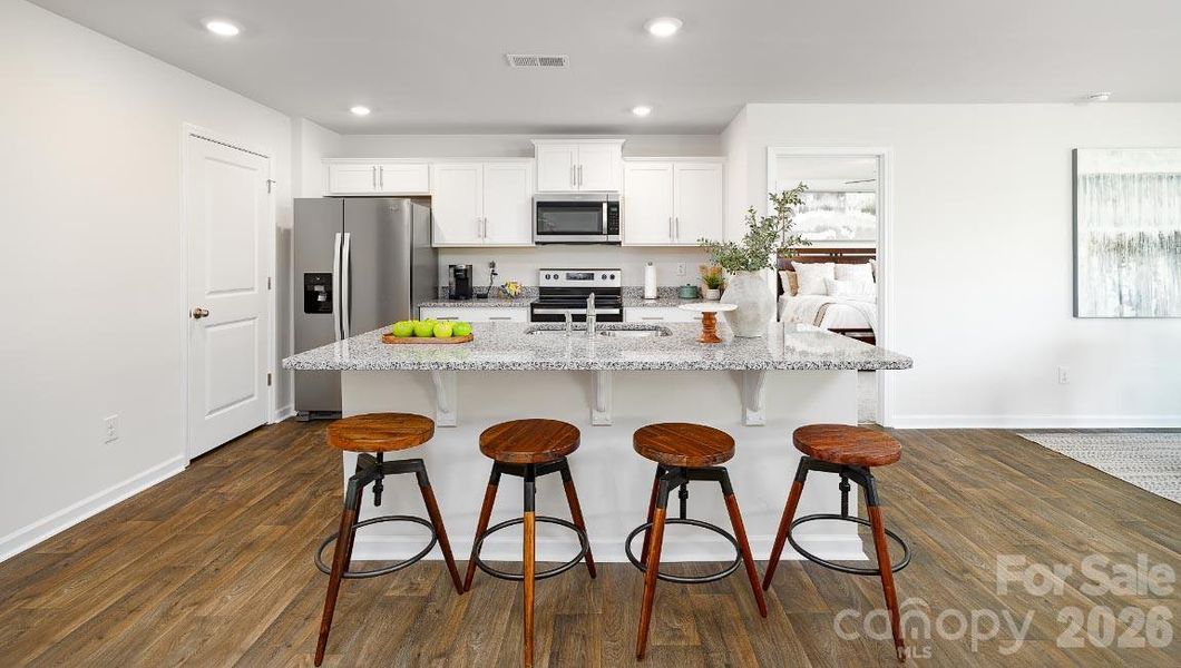 Furnished interior view inside a new home in Cline Village, Conover (Image 20).