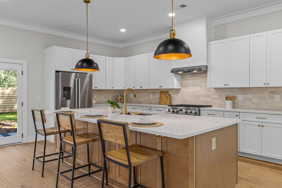 Furnished interior view inside a new home in , Charleston (Image 15).