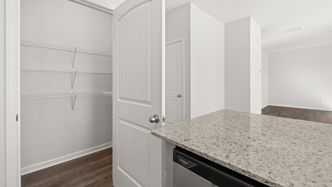 Representative unfurnished interior of a home built from the BELHAVEN by D.R. Horton in Northberry, Rome (Image 15).