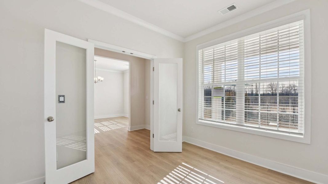Spacious, unfurnished interior of a new home in Oak Grove Hill, Huntersville (Image 19). Spacious, unfurnished interior of a new home in Oak Grove Hill, Huntersville (Image 19).