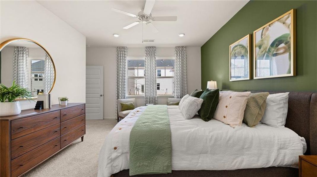 Furnished interior view inside a new home in Independence Villas and Townhomes, Loganville (Image 25). Furnished interior view inside a new home in Independence Villas and Townhomes, Loganville (Image 25).