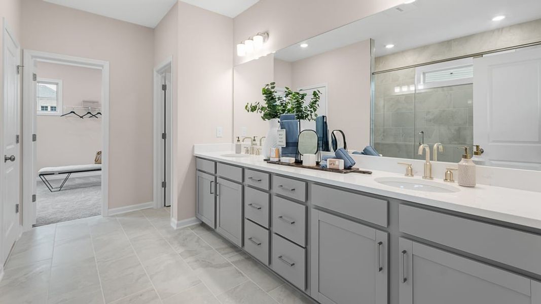 Furnished interior view inside a new home in Stratford Hills, Ball Ground (Image 20). Furnished interior view inside a new home in Stratford Hills, Ball Ground (Image 20).