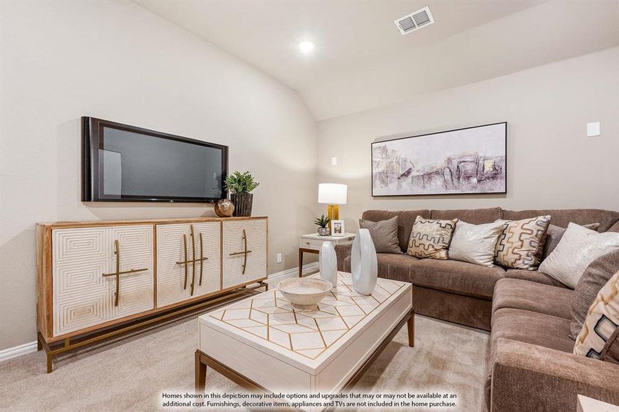 Furnished interior view inside a new home in Sutton Fields, Celina (Image 25).