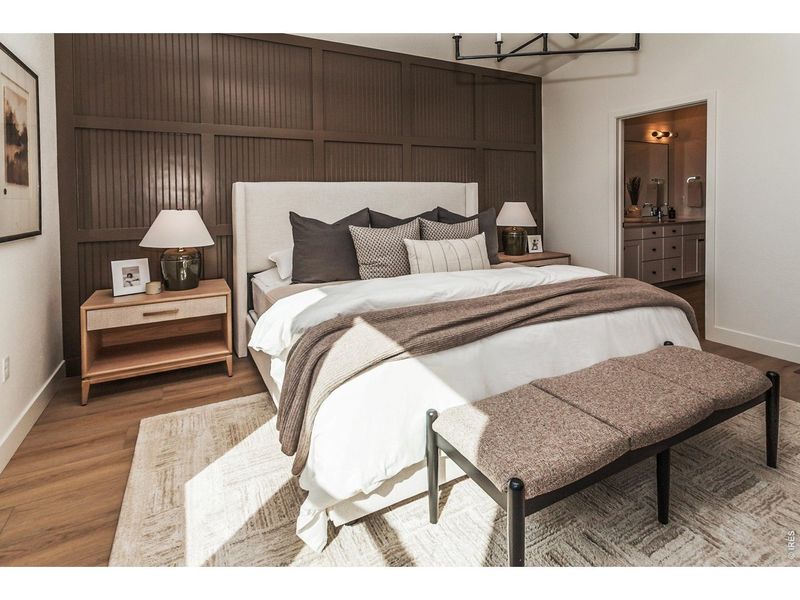 Furnished interior view inside a new home in Trailside Story Collection - Single Family Homes, Timnath (Image 7).