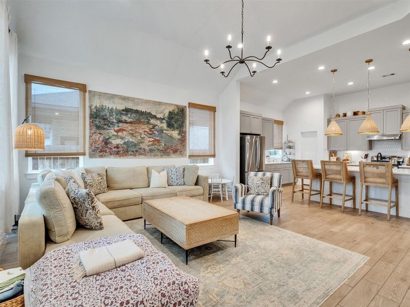 Furnished interior view inside a new home in , Katy (Image 11).