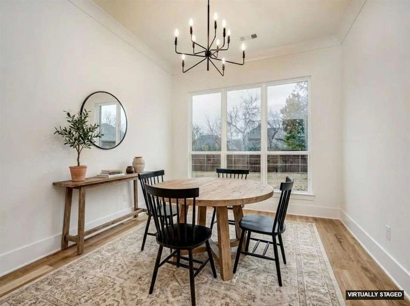 Furnished interior view inside a new home in , Denton (Image 5).