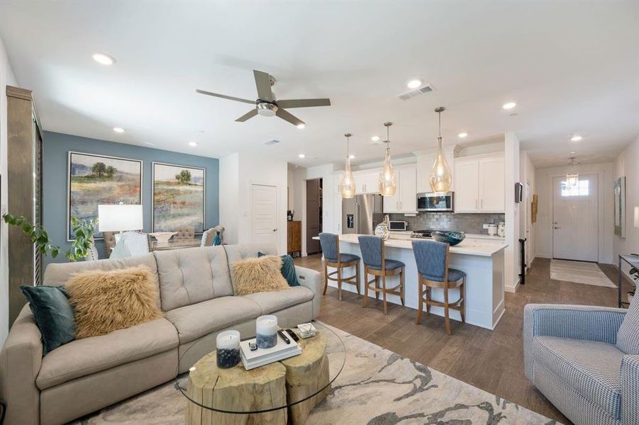 Furnished interior view inside a new home in , Wylie (Image 6).