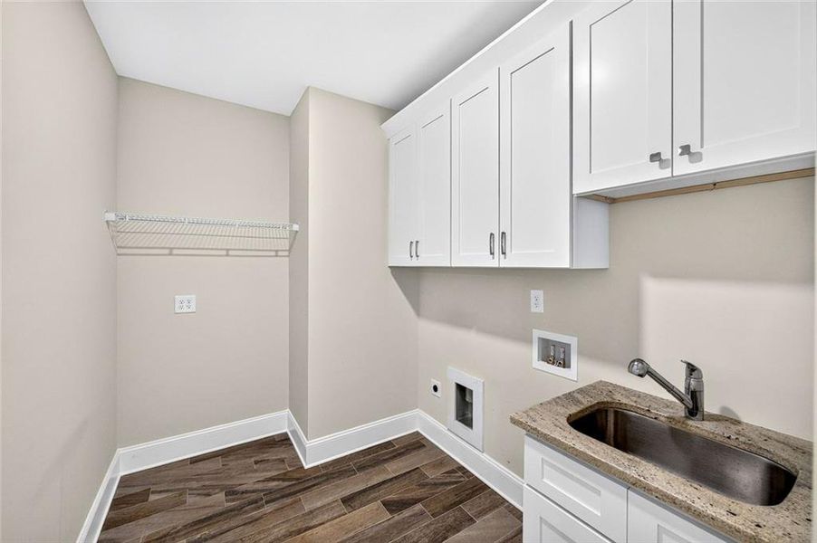 Furnished interior view inside a new home in , Bishop (Image 53).