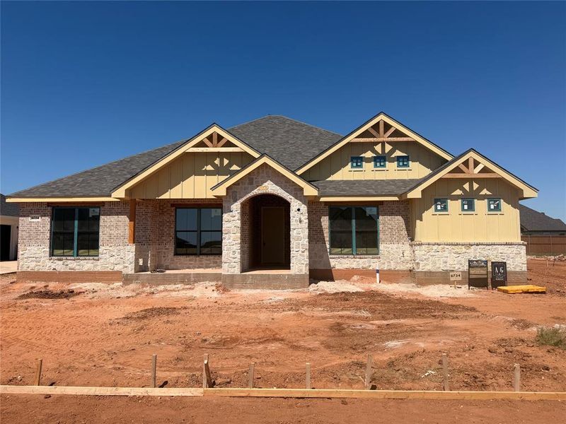 In-progress construction of a new home in , Abilene, TX (Image 5).