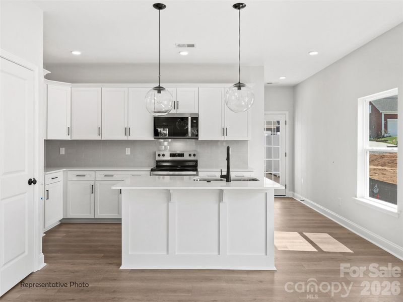 Furnished interior view inside a new home in , Asheville (Image 5).