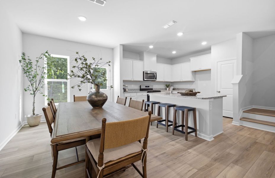 Furnished interior view inside a new home in Cambria, Garner (Image 39).