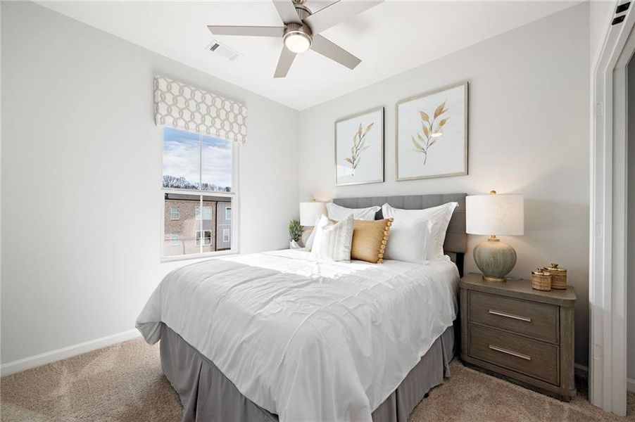 Furnished interior view inside a new home in Waverly at Buice Lake, Acworth (Image 11).