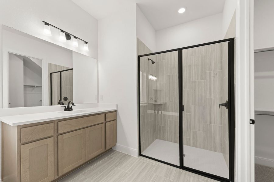 Furnished interior view inside a new home in Wildflower Ranch, Justin (Image 11). Furnished interior view inside a new home in Wildflower Ranch, Justin (Image 11).