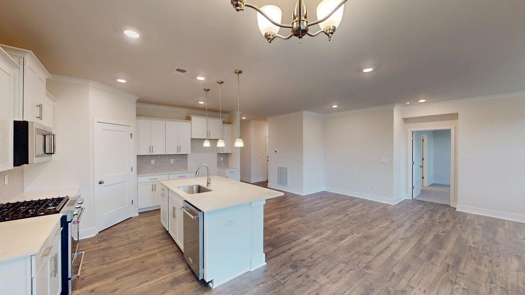 Furnished interior view inside a new home in Westport, York (Image 6).