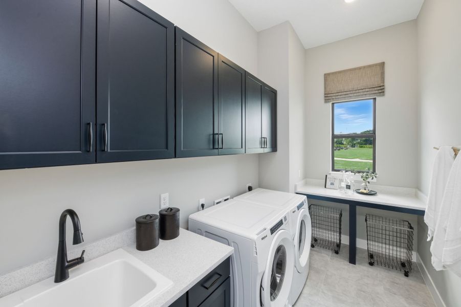 Representative furnished interior of a home built from the Livingston II by Pulte Homes in Marigold, Davie (Image 42).