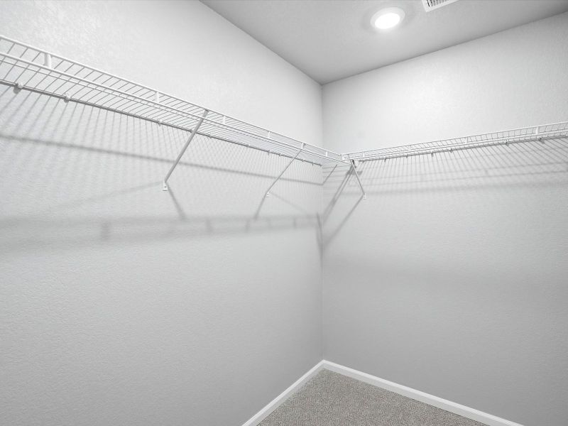 Spacious, unfurnished interior of a new home in Lorson Ranch: The Trail Collection, Colorado Springs (Image 14). Spacious, unfurnished interior of a new home in Lorson Ranch: The Trail Collection, Colorado Springs (Image 14).