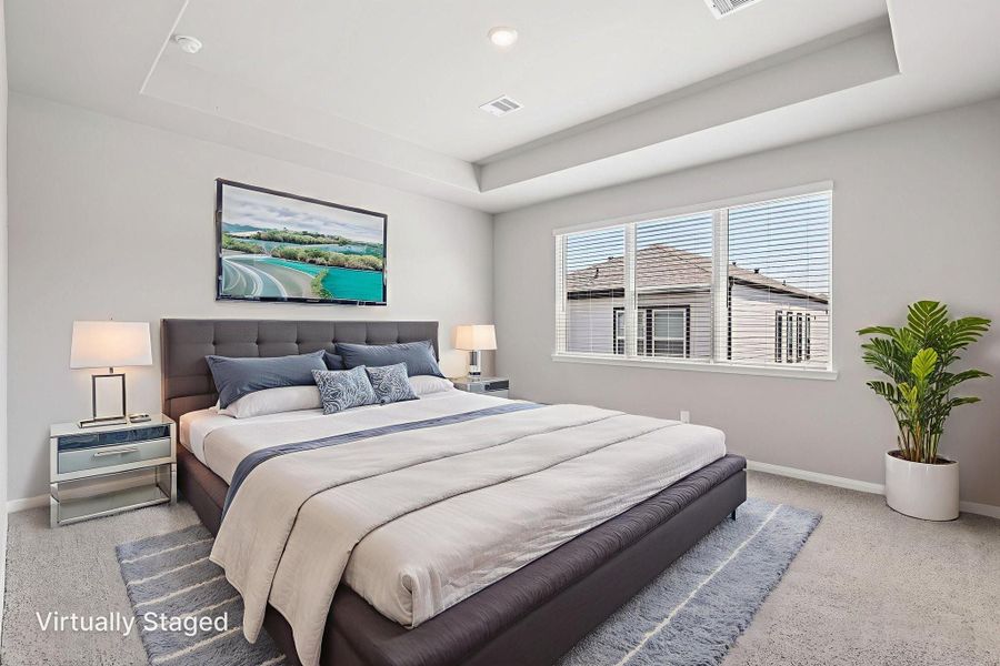 Furnished interior view inside a new home in Kemah Crossing - Luxe Series, Kemah (Image 11). Furnished interior view inside a new home in Kemah Crossing - Luxe Series, Kemah (Image 11).