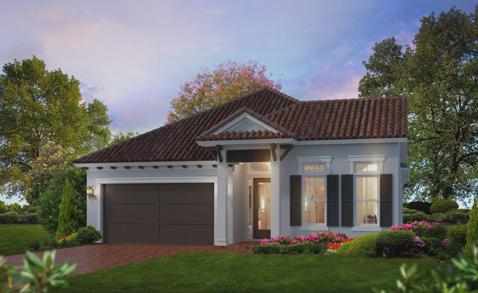 Representative exterior photo of a completed home built from the Serena II by ICI Homes in Woodhaven, Port Orange, FL (Image 5).