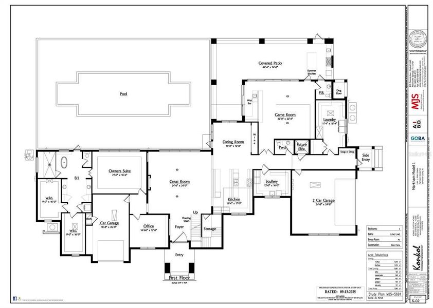 2D floor plan layout of this home in , Sanford, FL (Image 4). 2D floor plan layout of this home in , Sanford, FL (Image 4).