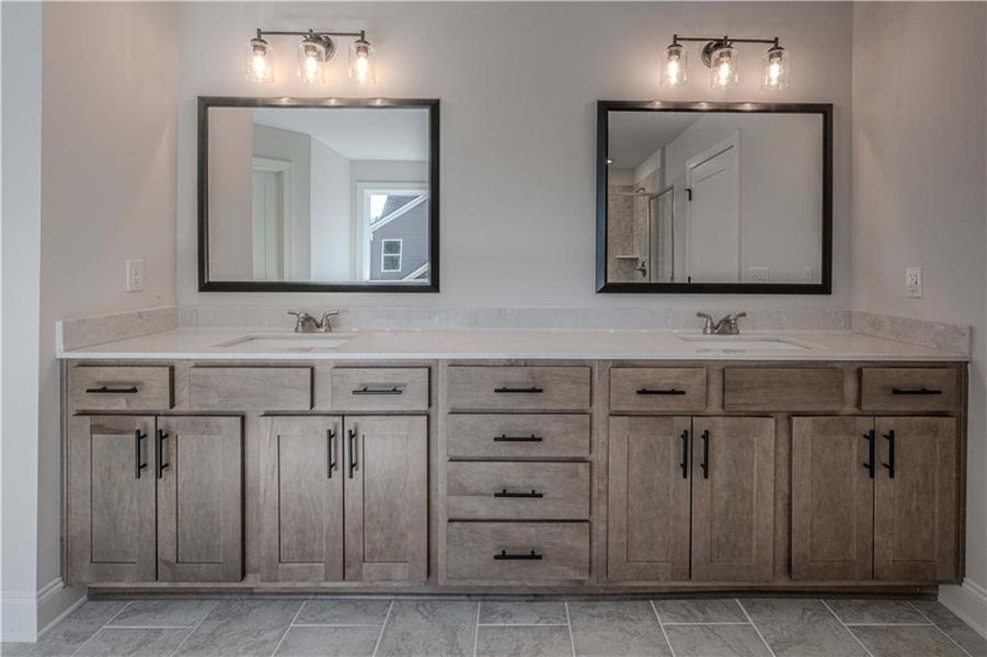 Furnished interior view inside a new home in Woodland Hills, Loganville (Image 16). Furnished interior view inside a new home in Woodland Hills, Loganville (Image 16).