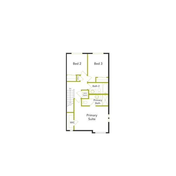 2D floor plan layout of this home in Banning Lewis Ranch, Colorado Springs, CO (Image 2). 2D floor plan layout of this home in Banning Lewis Ranch, Colorado Springs, CO (Image 2).