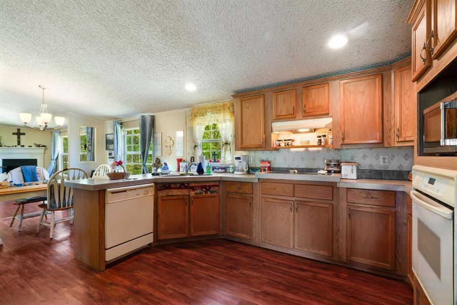 Furnished interior view inside a new home in , Blossom (Image 8).