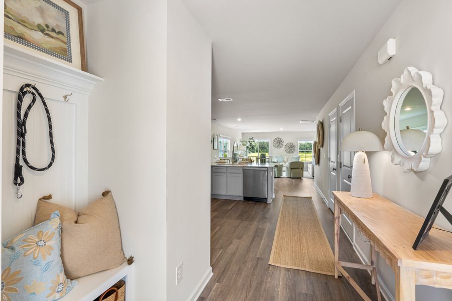 Representative furnished interior of a home built from the Alder L by McGuinn Homes in Forts Ridge, Pelion (Image 3). Representative furnished interior of a home built from the Alder L by McGuinn Homes in Forts Ridge, Pelion (Image 3).