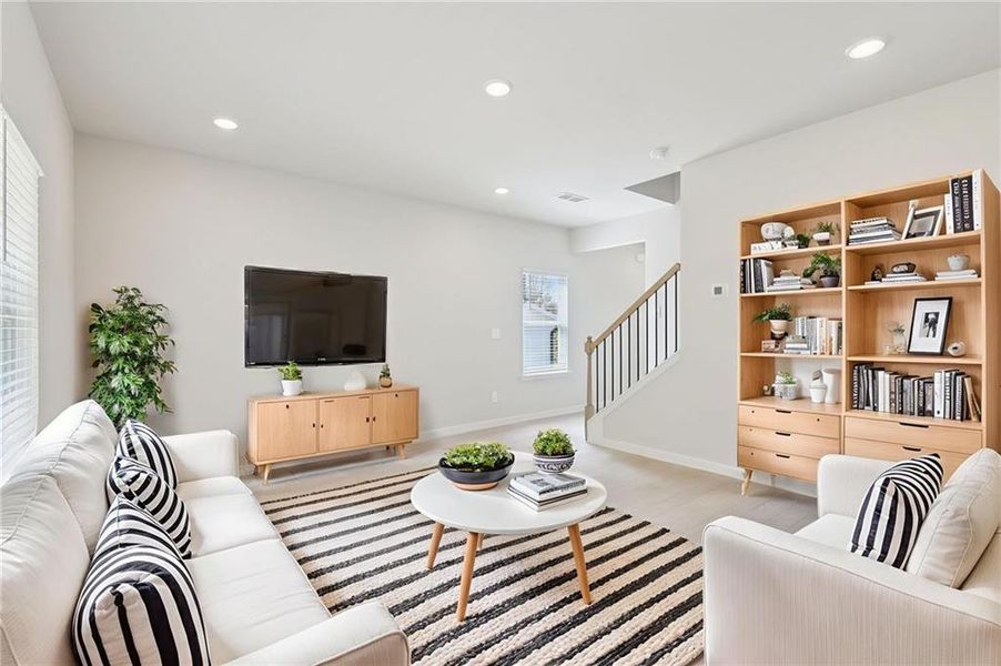 Furnished interior view inside a new home in Avalon - Reserve Series, Conyers (Image 14).