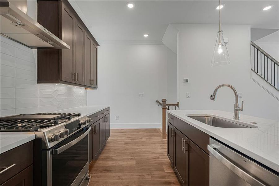 Furnished interior view inside a new home in Waterhaven, Cumming (Image 14).