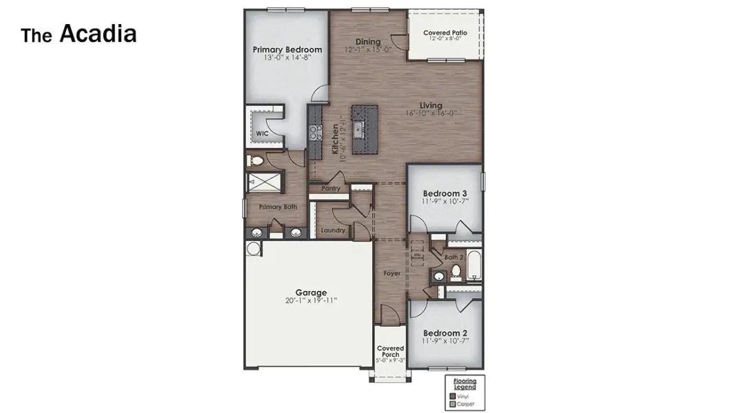 2D floor plan layout of this home in Rolling Hills, Bolivia, NC (Image 4).