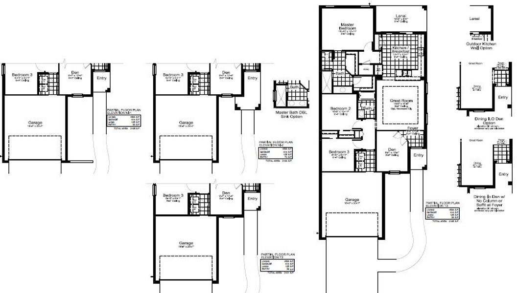 2D floor plan layout for the Liberty 4 by Neal Communities in Vicenza, Venice, FL (Image 5).