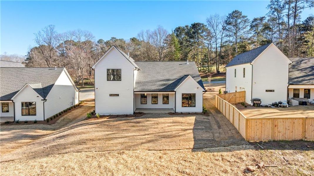 Exterior details and patio area of a home in , Sugar Hill (Image 4).