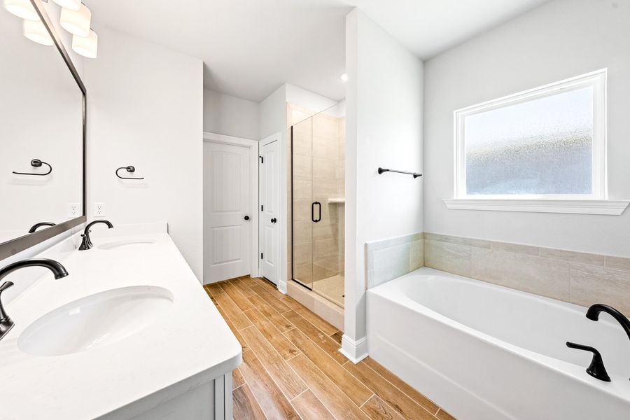 Furnished interior view inside a new home in Natureview, Freeport (Image 9).