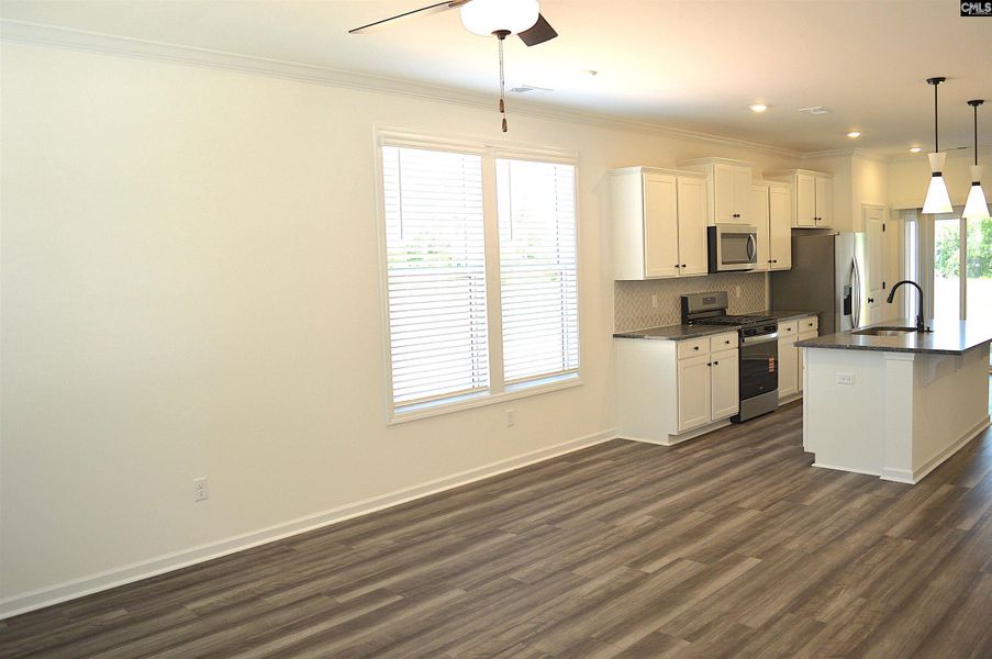 Spacious, unfurnished interior of a new home in Bickley Station, Irmo (Image 14).