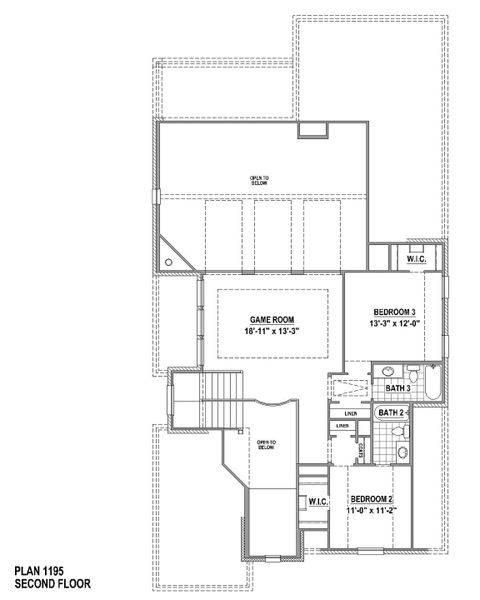 Plan 1195 2nd Floor