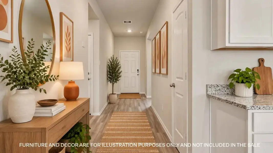Furnished interior view inside a new home in Knox Landing, Bryan (Image 3).