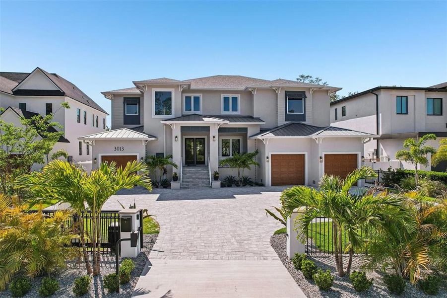 Front exterior of a new home in , Tampa, FL, highlighting curb appeal (Image 25).