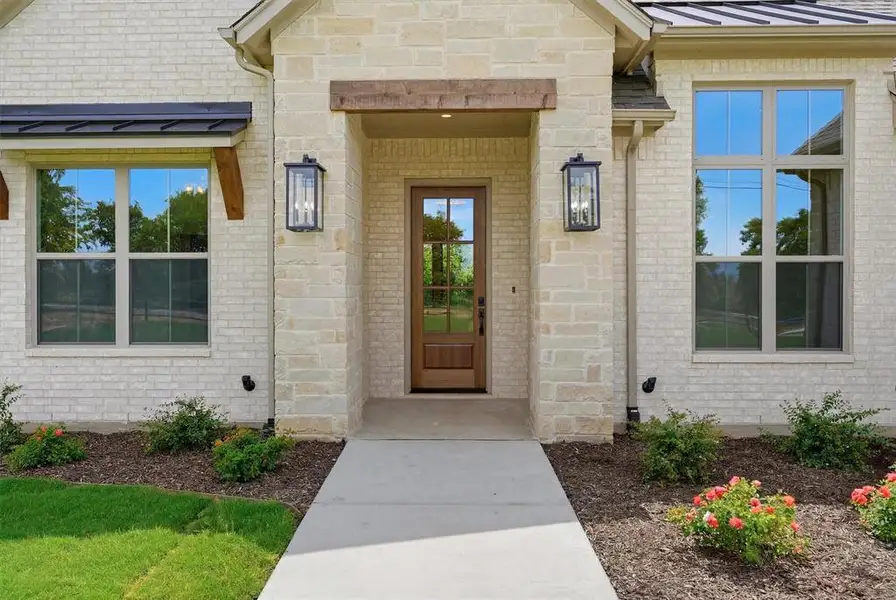 Exterior details and patio area of a home in , Godley (Image 3). Exterior details and patio area of a home in , Godley (Image 3).