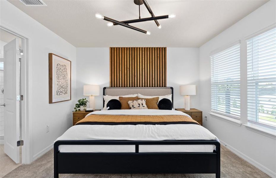 Furnished interior view inside a new home in EverBe, Orlando (Image 12). Furnished interior view inside a new home in EverBe, Orlando (Image 12).