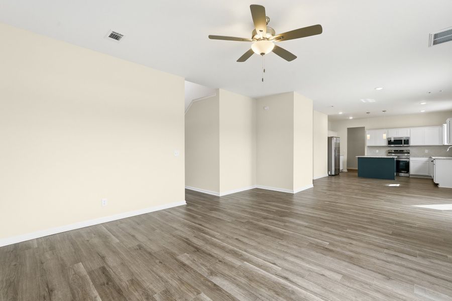 Representative unfurnished interior of a home built from the The Richland by RTS Homes in Grand Reserve, Hinesville (Image 19).