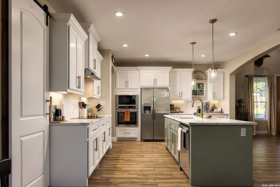 Furnished interior view inside a new home in , La Vernia (Image 32).