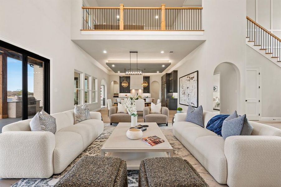 Furnished interior view inside a new home in , Pelican Bay (Image 11).