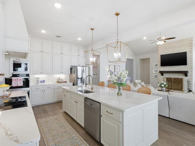 Furnished interior view inside a new home in , New Fairview (Image 34).