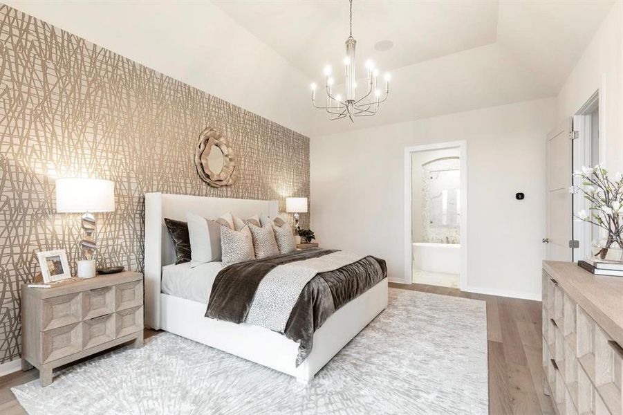 Furnished interior view inside a new home in Mustang Lakes, Celina (Image 16).