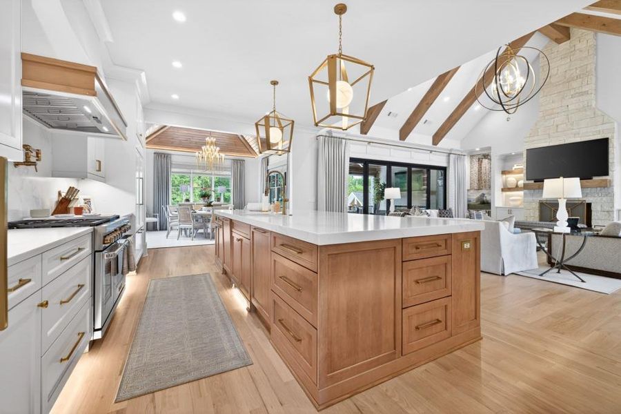 Furnished interior view inside a new home in , Braselton (Image 73).