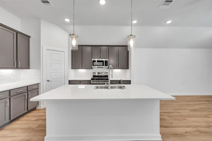 Furnished interior view inside a new home in Sorella, Tomball (Image 10).