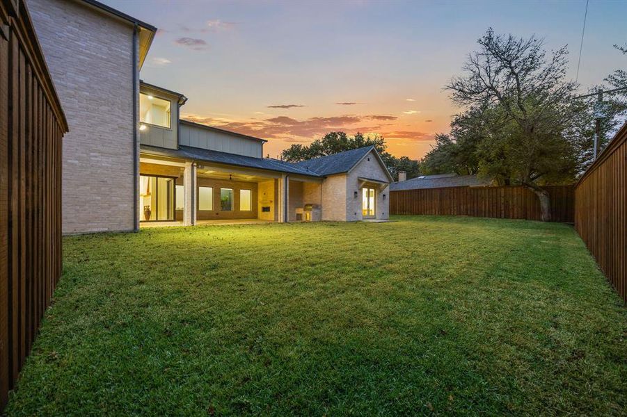 Exterior details and patio area of a home in , Dallas (Image 26). Exterior details and patio area of a home in , Dallas (Image 26).