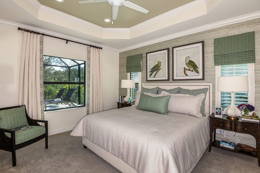 Representative furnished interior of a home built from the Starlight 2 by Neal Communities in Verandah, Fort Myers (Image 6).