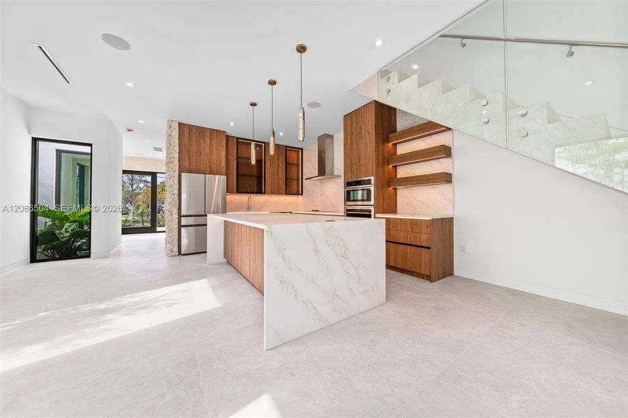 Furnished interior view inside a new home in , Miami (Image 5).