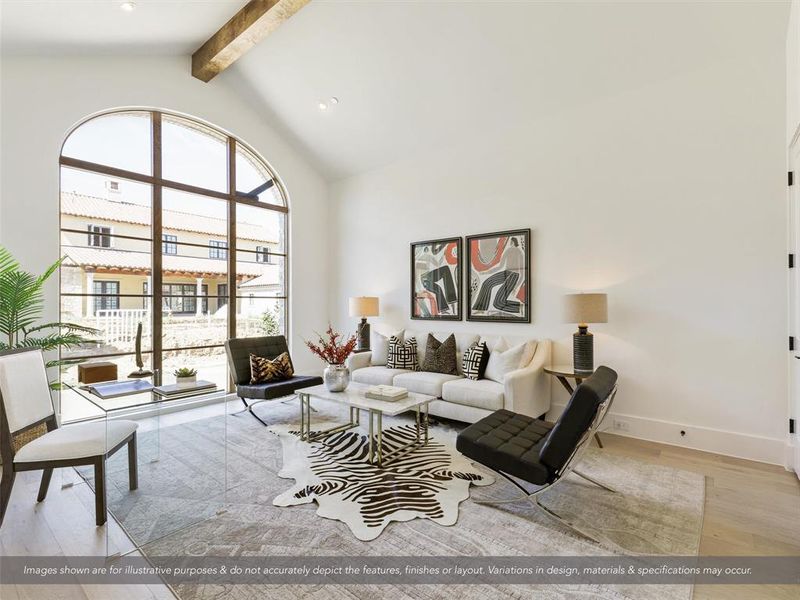 Furnished interior view inside a new home in , Westlake (Image 4).